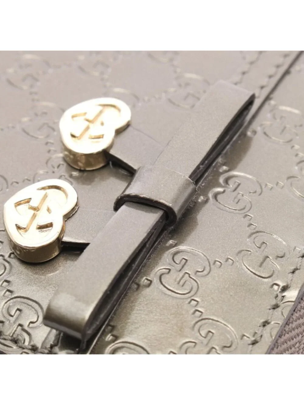 Gucci Wallet Maninebguccissima talekhaki Patent Leather - Picture 9 of 9